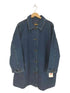 デニムアンドコー Denim&Co デニムステンカラーコート レディース 1X