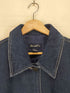 デニムアンドコー Denim&Co デニムステンカラーコート レディース 1X
