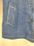 デニムアンドコー Denim&Co デニムステンカラーコート レディース 1X