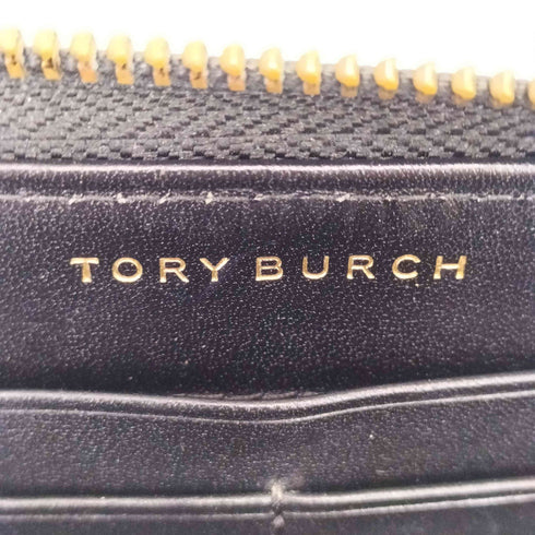 トリーバーチ TORY BURCH プレートロゴ レザー長財布 レディース