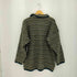 THE IRISH WOOLLEN MILLS WOOL100 モックネック ウールニット ワンピース セーター レディース L