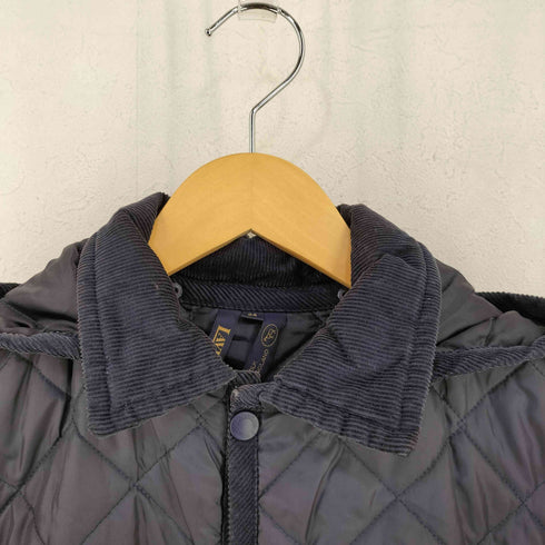 ラベンハム LAVENHAM イングランド製 コーデュロイ切替 キルティングジャケット レディース 34
