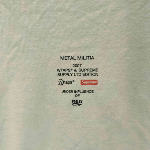 シュプリーム Supreme 00S 07SS Metal Militia プリント Tシャツ メンズ import:L