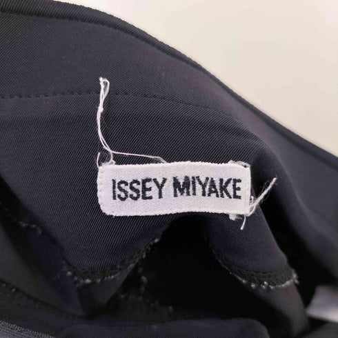 イッセイミヤケ ISSEY MIYAKE 90S 94SS 裾ジップ ストレッチ パンツ レディース