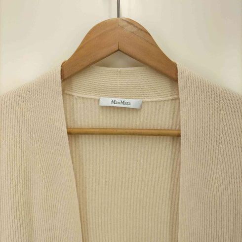 マックスマーラ MAX MARA 白タグ カシミヤ100% カーディガン レディース JPN:S