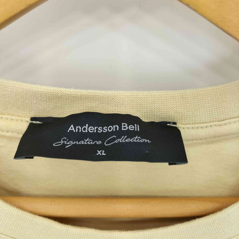 Andersson Bell Signature Embroidery S/S Tee シグネイチャー ロゴ刺繍 クルーネック半袖Tシャツ カットソー Import メンズ XL