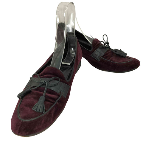 ユナイテッドアローズ UNITED ARROWS ベロアディティール タッセルローファー メンズ 40