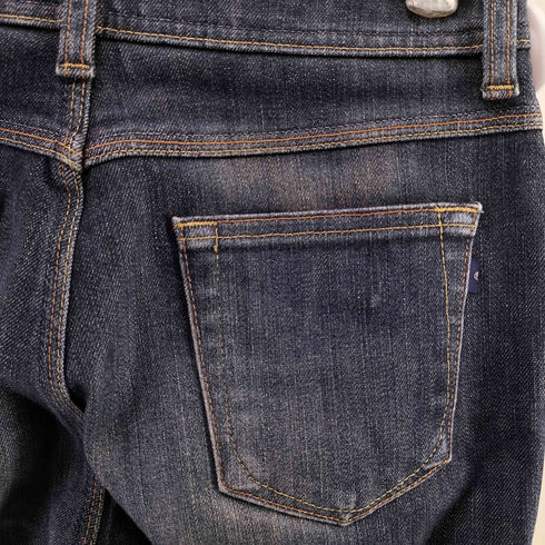 S.Q.J Y2K ブーツカット デニムパンツ レディース