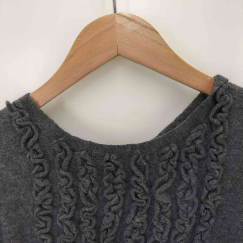 フォーティファイブアールピーエム 45rpm フリルデザイン ウールニット レディース JPN:2