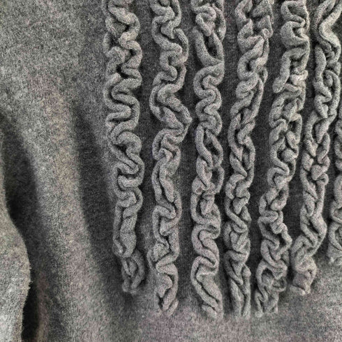 フォーティファイブアールピーエム 45rpm フリルデザイン ウールニット レディース JPN:2