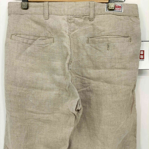 ハイスタンダード HIGH STANDARD WORK WEAR リネンテーパードパンツ メンズ US:32-33