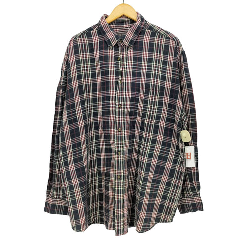 デヴィッドテイラー david taylor L/S ボタンダウンチェックシャツ メンズ JPN:XL