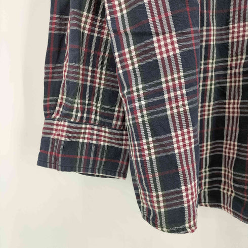 デヴィッドテイラー david taylor L/S ボタンダウンチェックシャツ メンズ JPN:XL