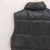 ザラ ZARA フェイクレザー パデッドベスト レディース import:S