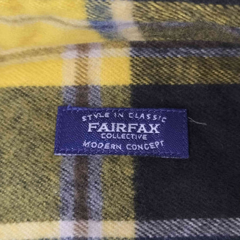 フェアファクス FAIRFAX L/Sネルチェックシャツ メンズ LL
