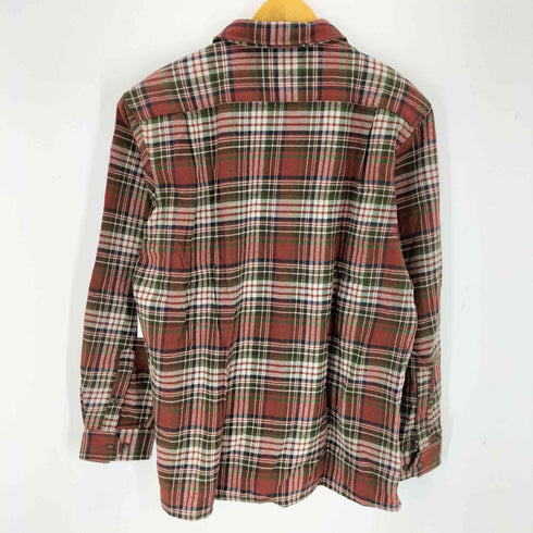 フェアファクス FAIRFAX 開襟 L/Sチェックネルシャツ メンズ LL