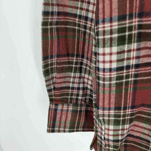 フェアファクス FAIRFAX 開襟 L/Sチェックネルシャツ メンズ LL