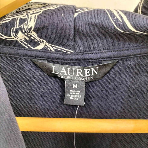 ローレンラルフローレン LAUREN RALPH LAUREN 鎖柄 プルオーバーパーカー レディース import:M