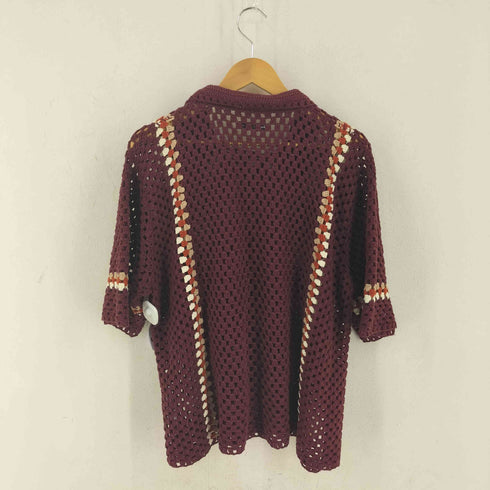 ジャーナルスタンダードレリューム JOURNAL STANDARD relume CALIFORNIA CROCHET HANDKNIT クロシェニットトップス メンズ JPN:L