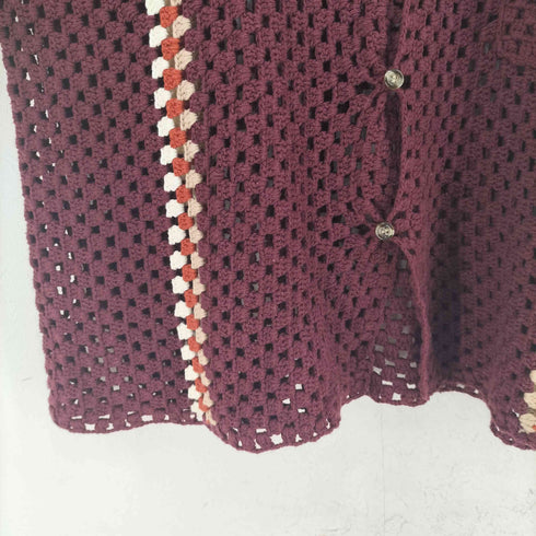 ジャーナルスタンダードレリューム JOURNAL STANDARD relume CALIFORNIA CROCHET HANDKNIT クロシェニットトップス メンズ JPN:L