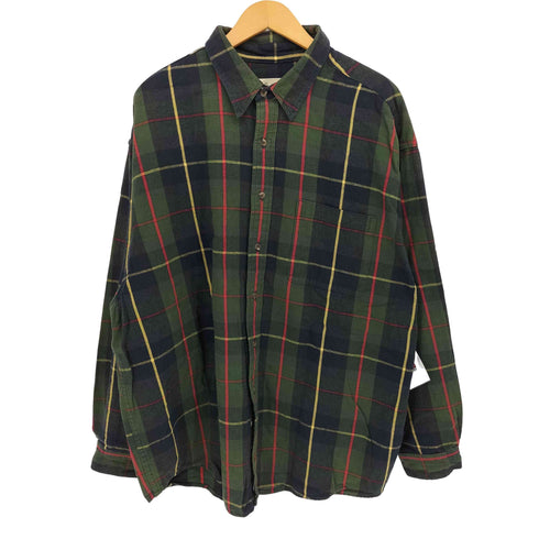 エディーバウアー Eddie Bauer 00s 白タグ L/S チェックシャツ メンズ JPN:XXL