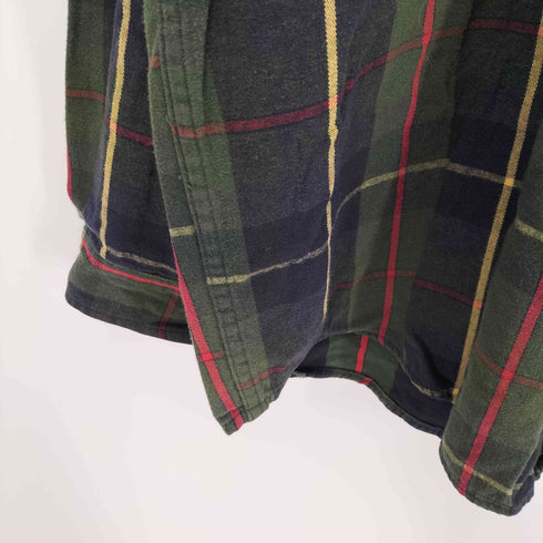 エディーバウアー Eddie Bauer 00s 白タグ L/S チェックシャツ メンズ JPN:XXL