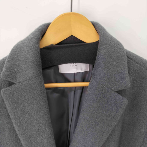 オペークドットクリップ OPAQUE.CLIP ウールカシミヤブレンド チェスターコート レディース JPN:38