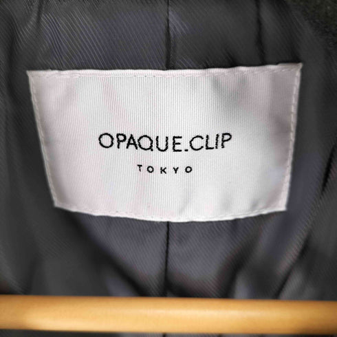オペークドットクリップ OPAQUE.CLIP ウールカシミヤブレンド チェスターコート レディース JPN:38