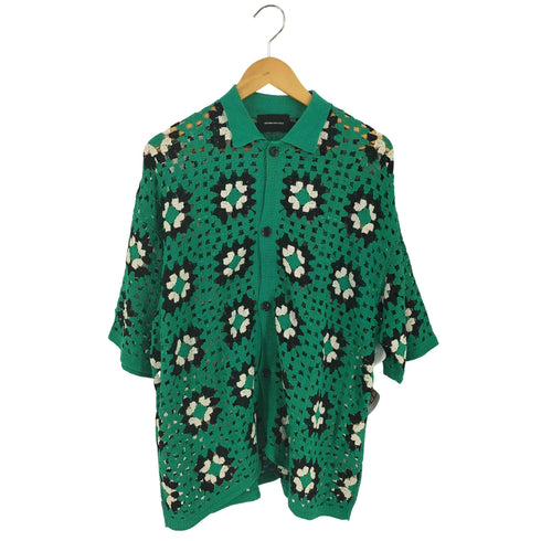 カリフォルニアランチハウス CALIFORNIA RANCH HOUSE クロシェニット半袖クロシェニットポロシャツ メンズ JPN:L