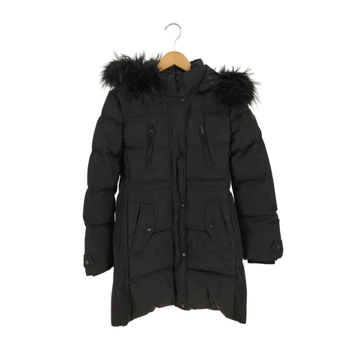 ゲス GUESS ラクーンファーフーデッド ダウンコート メンズ import:S