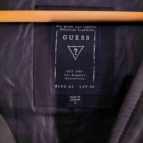 ゲス GUESS ラクーンファーフーデッド ダウンコート メンズ import:S