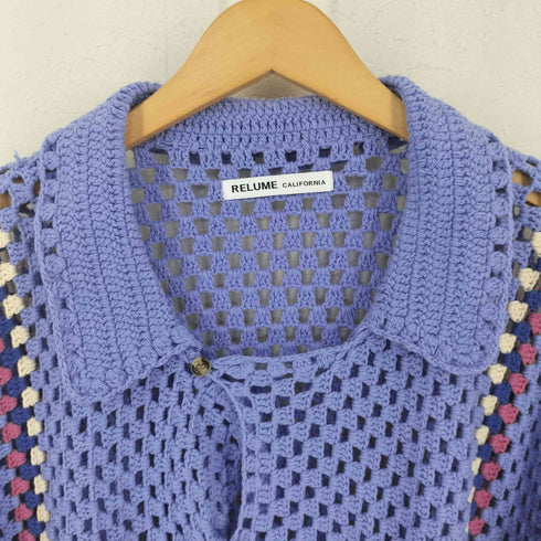 ジャーナルスタンダードレリューム JOURNAL STANDARD relume ALIFORNIA CROCHET HANDKNIT クロシェニットトップス メンズ JPN:L