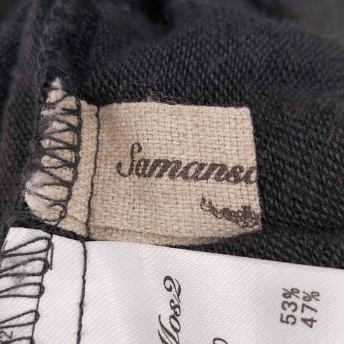 サマンサモスモス samansa Mos2 リネン混前後2wayワンピース レディース FREE