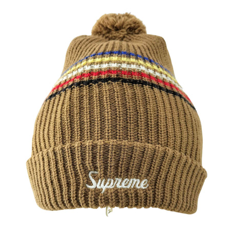 シュプリーム Supreme 12AW Loose Gauge Stripe Beanie ルーズ ゲージ ストライプ ビーニー ニット キャップ メンズ
