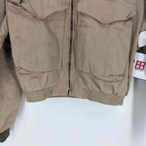LIBERTO フランス製 裏地キルト フラップ ポケット フライト ジャケット メンズ import:M