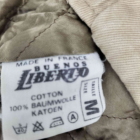 LIBERTO フランス製 裏地キルト フラップ ポケット フライト ジャケット メンズ import:M