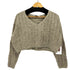 ザラ ZARA クロップド Vネックニット レディース import:S