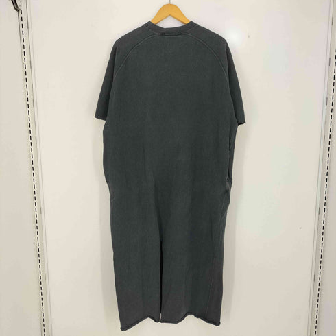 レミレリーフ REMI RELIEF ヴィンテージ加工 断ち切り バックスリット 半袖 カットソーワンピース レディース FREE