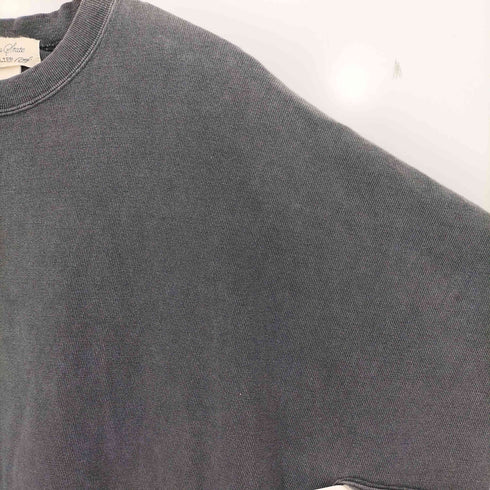 レミレリーフ REMI RELIEF ヴィンテージ加工 断ち切り バックスリット 半袖 カットソーワンピース レディース FREE