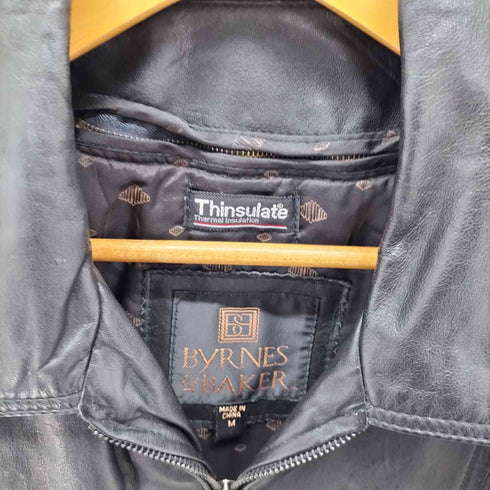 byrnes&baker thinsalate レザージャケット メンズ import:M