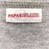 パパス papas Pロゴプリント ヘンリーネックTシャツ メンズ