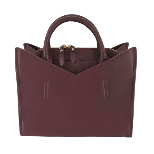 HASHIBAMI レザー ハンドバッグ レディース