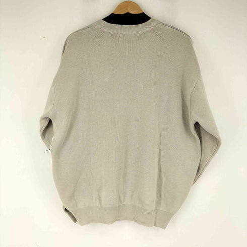 ニコアンド niko and... アニマル クルーネックニット メンズ JPN:M