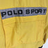 ポロスポーツラルフローレン POLO SPORT RALPH LAUREN 90S ロゴプレート バックプリント フラップポケット 中綿 リバーシブル ベスト フード パッカブル 収納可 バイカラー メンズ import:L