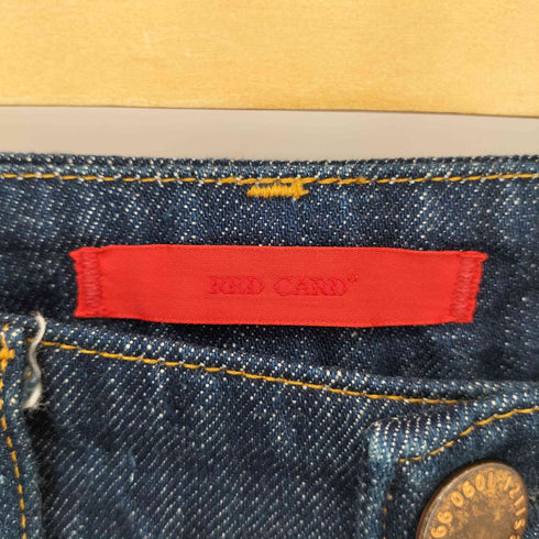 レッドカード REDCARD ジップアップ ワイドデニムパンツ レディース 24