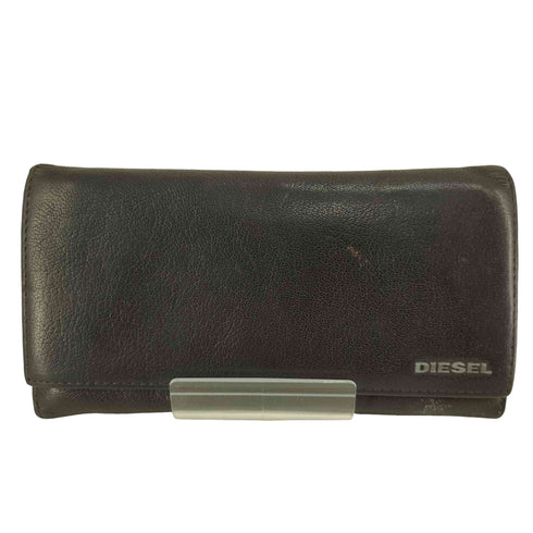 ディーゼル DIESEL ロゴ レザー 長財布 メンズ