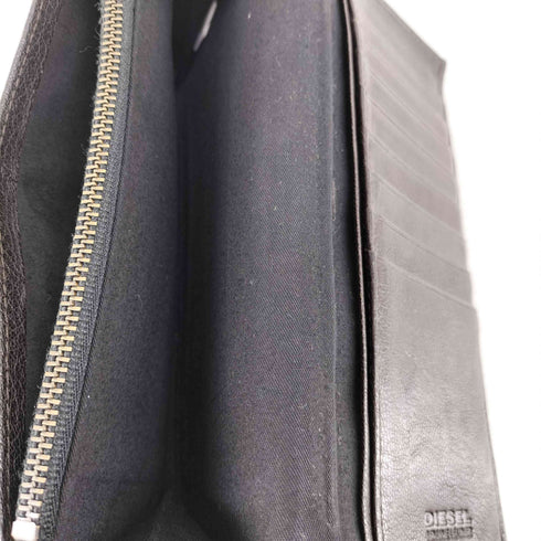 ディーゼル DIESEL ロゴ レザー 長財布 メンズ