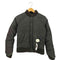 ディーゼル DIESEL 90-00s キルティングクロス デザイン ジップアップ ニットリブ ナイロンパファージャケット Y2K レディース S