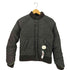 ディーゼル DIESEL 90-00s キルティングクロス デザイン ジップアップ ニットリブ ナイロンパファージャケット Y2K レディース S