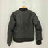 ディーゼル DIESEL 90-00s キルティングクロス デザイン ジップアップ ニットリブ ナイロンパファージャケット Y2K レディース S
